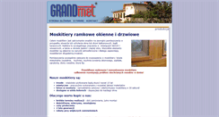 Desktop Screenshot of grandmet.pl